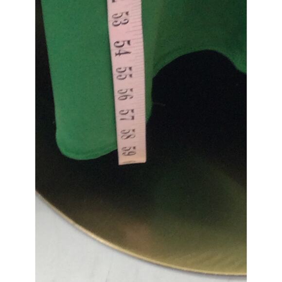 LULU'S L Green VNeck Enchanting Appearance Side Slit Lace-Up Maxi Dress NEW B109 - Picture 6 of 10